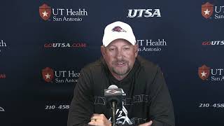 UTSA Head Coach Jeff Traylor Media Zoom 111824 [upl. by Horbal]