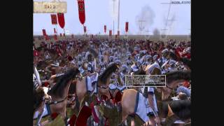 Rome Total War HD Online Commentary Battle 38 Dealing with phalanx armies without urbans [upl. by Adnarym514]