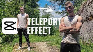 Teleport Effect  CapCut Tutorial [upl. by Jarin]