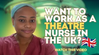 HOW TO BECOME A THEATRE NURSE IN THE UK nursinglife usrn greenscreen [upl. by Atillertse]