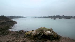 Timelapse lIle de Bréhat Bretagne Grande marée et Eclipse solaire 20032015 [upl. by Tara]