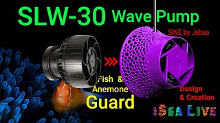 SLW  30 amp MLW  30 Wave Pump Fish amp Anemone Guard  SINE by Jebao [upl. by Enoed516]