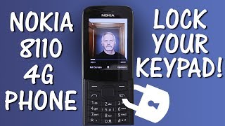 Nokia 8110 4G Phone Setting a Passcode for Your Keypad [upl. by Eimmot872]