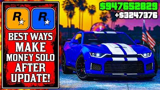 The BEST WAYS To Make Money SOLO After UPDATE in GTA Online GTA5 Fast Money [upl. by Ziul765]