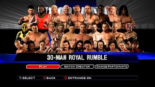 WWE SmackDown VS Raw 2011 PS3  30Man Royal Rumble 2 2KmClassic [upl. by Woodruff]