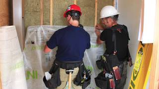 Installing INTELLO PLUS In Wood Frame Buildings With Batt Insulation [upl. by Otsirc]