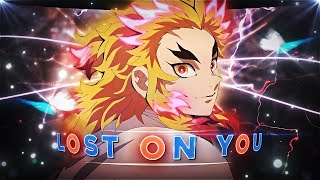 quotLost On You quot  Rengoku vs Akaza  EditAMV  Demon Slayer Ozat Remake [upl. by Schuyler]