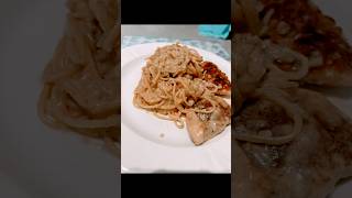 Creamy Garlic 🍗 sphagetti chickendishes trending garlic chickenrecipes recipe creamypasta [upl. by Waxman609]