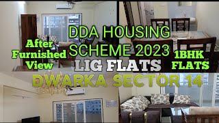 FURNISHED 1BHK FLAT VIEW DDA HOUSING SCHEME 2023LIG FLATS IN DWARKA SECTOR 14 housing 1bhk dda [upl. by Thibaut]