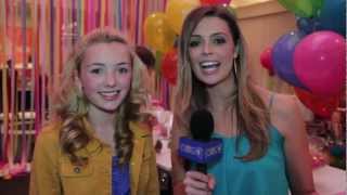 Peyton List Interview  GBK Tiger Beat amp Bop KCA Gifting Lounge [upl. by Norud]