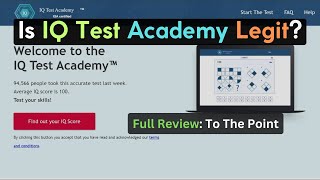 IQ Test Academy Review Is Iqtestacademyorg Legit or Scam [upl. by Etteiram512]