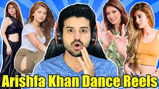 Reacting to Arishfa Khan Dance Reels 😱 [upl. by Nels]