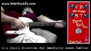 Bearfoot Dyna Red Distortion 4 Knob [upl. by Eedrahs]