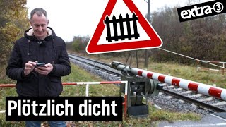 Realer Irrsinn Gesperrter Bahnübergang in Weichering  extra 3  NDR [upl. by Ecinuahs]