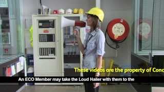 How to use a Loud Hailer During Emergencies [upl. by Acirederf]