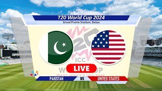 🔴Pak vs Usa Live  11th Match  Pakistan vs United States Live Cricket Match Today T20 World Cup [upl. by Atniuq]