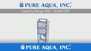 Commercial Reverse Osmosis Systems  Made in USA by PURE AQUA INC [upl. by Ahsirak]