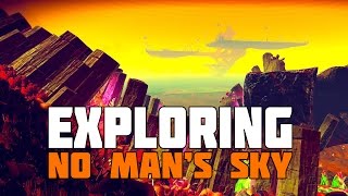 Exploring No Mans Sky  Low Flight [upl. by Lerrad3]