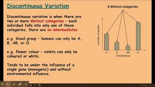 612 Patterns of inheritance a d Variation [upl. by Imas697]