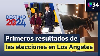 🔴 En Vivo Primeros resultados de las elecciones en Los Ángeles y el sur de California [upl. by Helman]