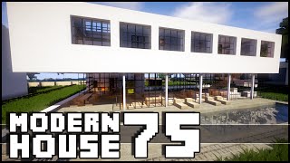 Minecraft  Modern House 75 [upl. by Lodie740]