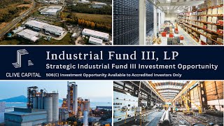 Strategic Industrial Fund III  Investment Opportunity  Webinar [upl. by Shutz319]