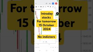 intraday stocks for tomorrow 15 october shorts stockmarket14 October 2024 [upl. by Cirenoj889]