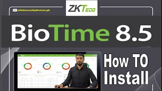 ZKteco Bio Time 85 Installation how to Guide Urdu Tutorial [upl. by Thrasher240]