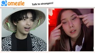 ASIAN ROASTS RACIST people on OMEGLE BEST MOMENTS COMPILATION [upl. by Nyra]