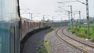 Shahjahanpur  Sitapur  Gonda Full Journey Compilation  Onboard 12492 Mour Dhwaj express [upl. by Ynaffat]