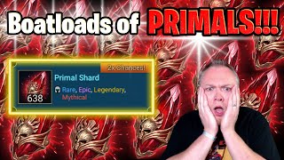 INSANE AMOUNTS OF PRIMAL SHARDS Raid Shadow Legends [upl. by Hayyifas298]