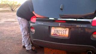 Pontiac Solstice Saturn SKY Corvette Gen 2 Third Brake Light Module Video 2 Demo [upl. by Ali]