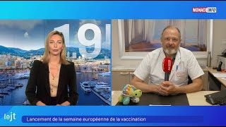 Santé  lancement de la semaine européenne de la vaccination [upl. by Eidua]