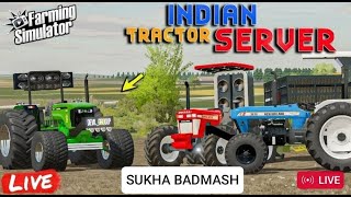 FARMING SIMULATOR IS LIVE  TRACTOR TOCHON  FS 22 LIVE  Fs 22 indian mods fs22live [upl. by Craddock]