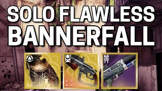 i feel like we were just here  Solo Flawless Bannerfall Destiny 2 [upl. by Lezti]