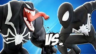 BLACK SUIT SPIDERMAN VS VENOM  EPIC BATTLE [upl. by Mathews]