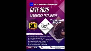 Unlock 50 Off on GATE Aerospace 2025 Test Seriesaerospaceengineering2025 gateaerospacetestseries [upl. by Ahkihs951]