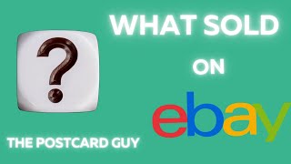 Look what sold on eBay  The Postcard Guy [upl. by Dnalyar798]