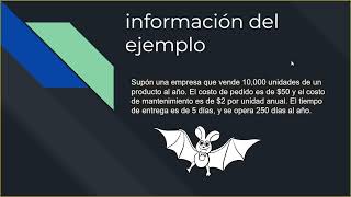 Teoría de Inventarios  Modelo determinístico revisión continua [upl. by Arel813]