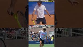 Why your other arm is so important for your one handed backhand 🎾 [upl. by Gillett]