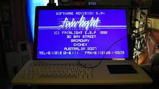 Fairlight Series III CMI startup [upl. by Patric]