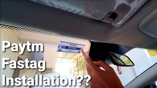 Tata Nexon Paytm Fastag Installation कैसे और कहाँ लगायें [upl. by Oirogerg]