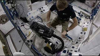 Vacuum cleaner in space How space station is kept tidy [upl. by Yeca]