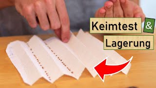 Saatgut Basics Teil 2 💚 richtige Lagerung 🌾 Keimtest 🌱 Haltbarkeit 🌿 Keimfähigkeit amp Keimtemperatur🌡 [upl. by Kristen]