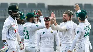 BAN vs SA 1st Test Live Score Bangladesh 495 after opting to bat Wiaan Mulder picks three wicket [upl. by Bertha]