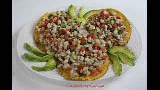 CEVICHE DE PESCADO 🐟TILAPIA COMO HACER CEVICHECEVICHE ESTILO SINALOA [upl. by Ralaigh]