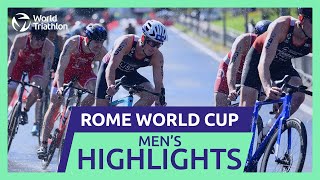 Race Highlights  2024 ROME WORLD TRIATHLON CUP  Men [upl. by Ynavoeg804]