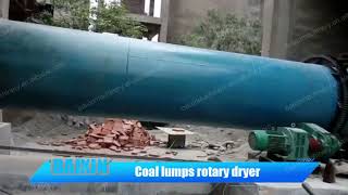 Coal lump rotary dryer [upl. by Torrey]