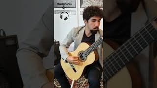 Classical guitarist Onur Öztürk on his JAM X acoustic amp schertler classicalguitar bach krieger [upl. by Annatnom]