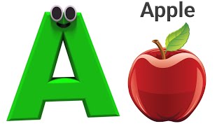 The ABC Phonic Song  Toddler Learning Video  quotA is for Apple a a Apple B is for Baby b b Babyquot [upl. by Septima579]